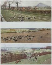 After Cecil Aldin (British 1870-1935): Hunting Hounds and Horses