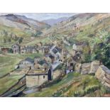 Thomas McAndrew (Northern British 1916-2002): Dales Village Landscape