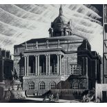 Geoffrey Heath Wedgwood (British 1900-1977): Liverpool Town Hall and the Nelson Monument