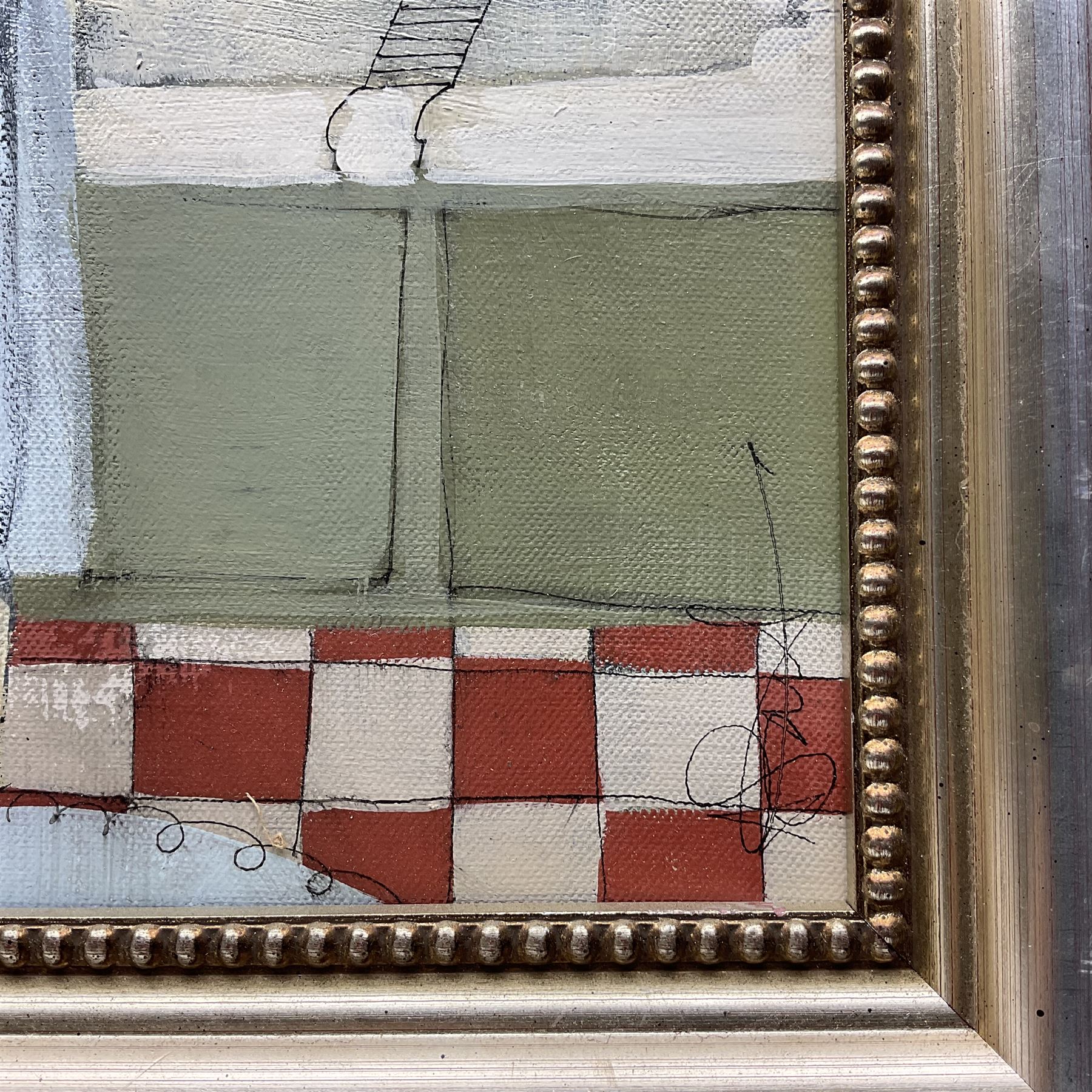 Angela Smyth (Yorkshire Contemporary): In the Chequered Bathroom - Image 3 of 3
