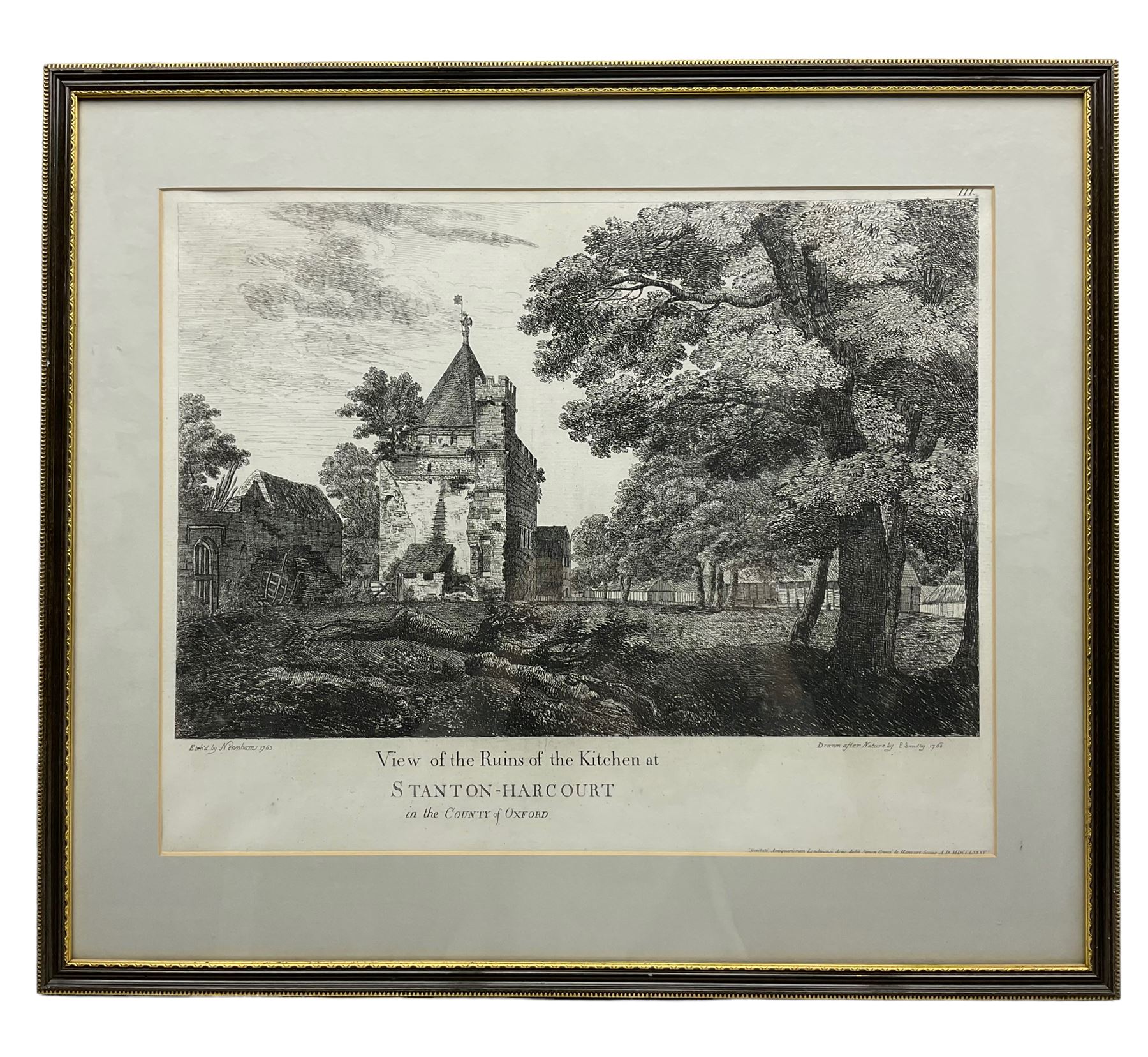 Viscount Nuneham (George Simon Harcourt 2nd Earl Harcourt) (British 1736-1809): Views of the Ruins o - Image 3 of 5