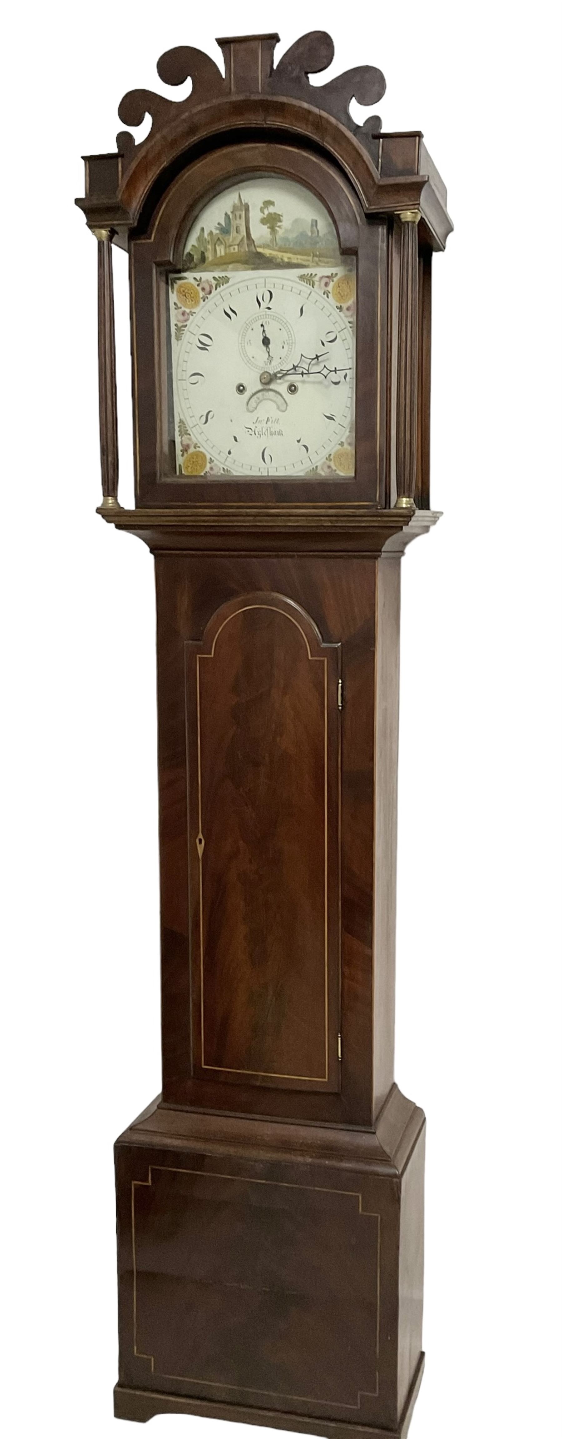John Fitt of Haylesham - 8 day mahogany longcase clock c1820 - Image 3 of 6