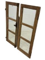 Pair of early 20th century window shutters