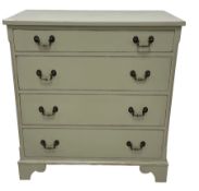 Laurel green painted chest