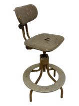 Evertaut - mid-20th century industrial reclaimed machine operator's chair