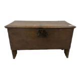 18th century oak coffer or chest