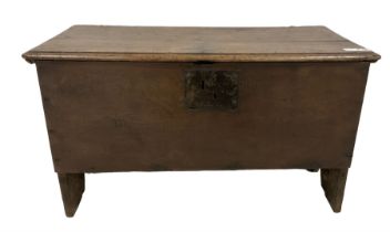 18th century oak coffer or chest