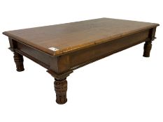 Late 19th century oak coffee table