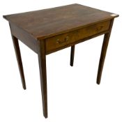 George III mahogany side table