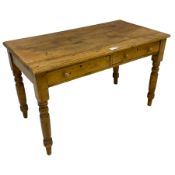 Victorian pine side table