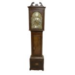 Alex Brand of Edinburgh - 8-day mid-18th century mahogany longcase clock