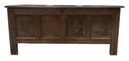 18th century oak coffer or chest