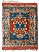 Turkish crimson ground rug