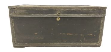 Late 19th camphor wood chest