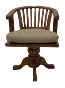 Barker and Stonehouse - reclaimed pine 'Villiers' swivel desk chair