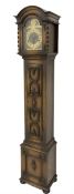 English - Early 20th century oak cased 8-day Grandmother clock