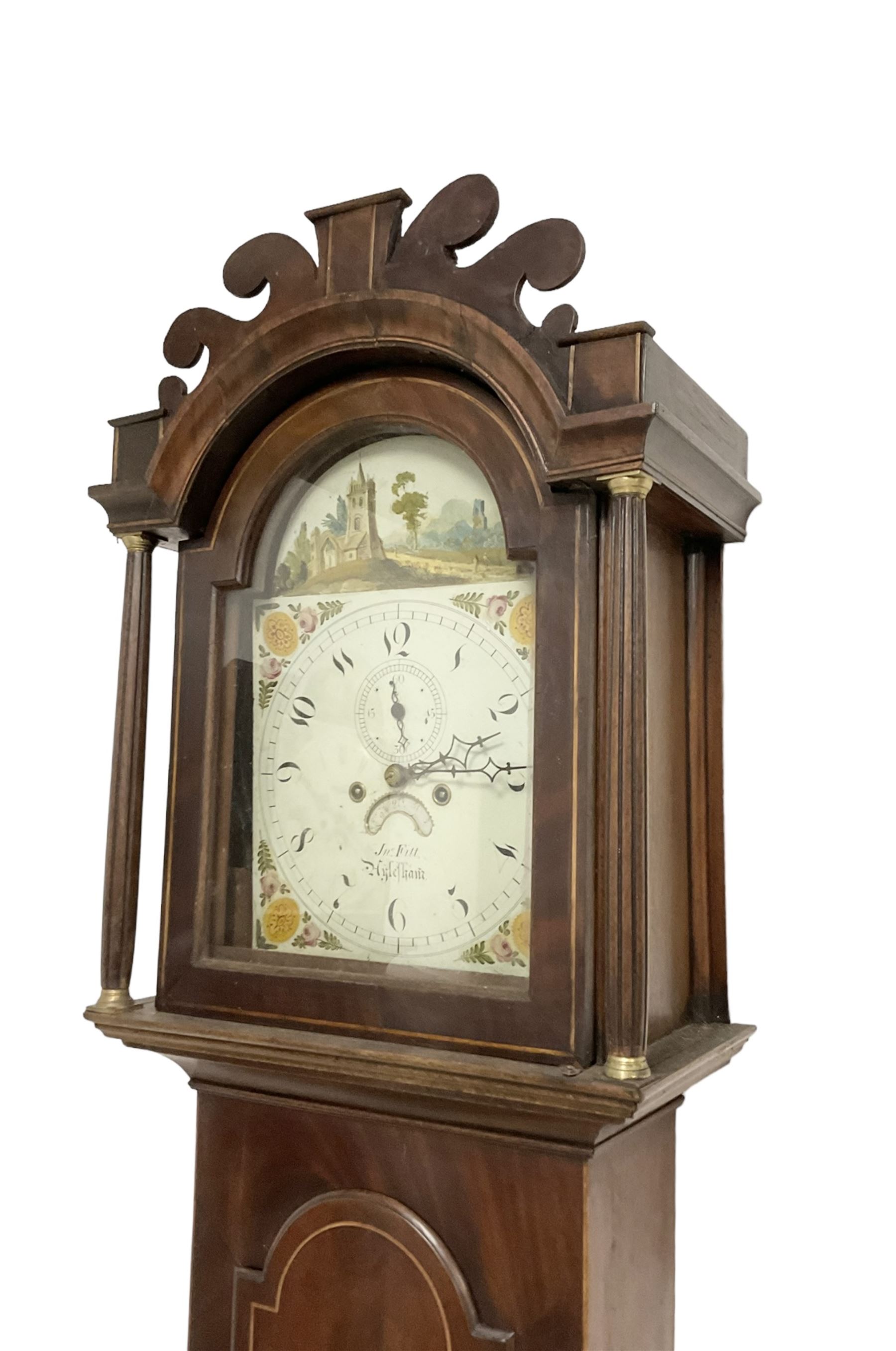 John Fitt of Haylesham - 8 day mahogany longcase clock c1820 - Image 2 of 6