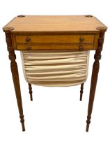 Sheraton Revival - Edwardian satinwood work table