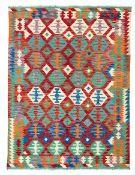 Anatolian Turkish Kilim multi-coloured rug