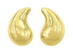 Tiffany & Co pair of 18ct gold teardrop earrings