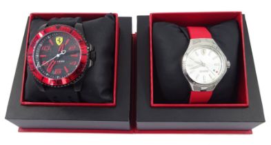 Ferrari Scuderia XX Kers stainless steel quartz wristwatch