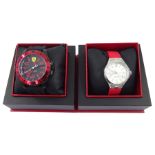 Ferrari Scuderia XX Kers stainless steel quartz wristwatch