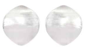 Georg Jensen pair of silver silver stud earrings designed by Nanna Ditzel