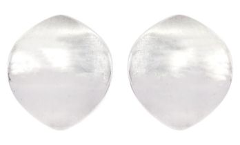 Georg Jensen pair of silver silver stud earrings designed by Nanna Ditzel