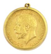 King George V 1913 gold full sovereign coin