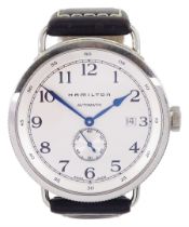 Hamilton Khaki Navy Pioneer gentleman's stainless steel automatic wristwatch