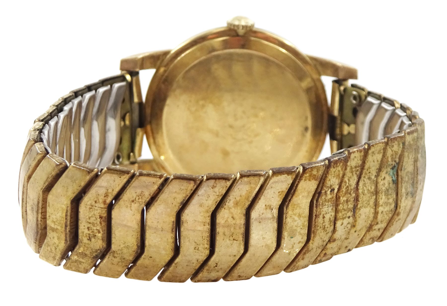 Accurist gentleman's 9ct gold manual wind wristwatch - Image 2 of 2