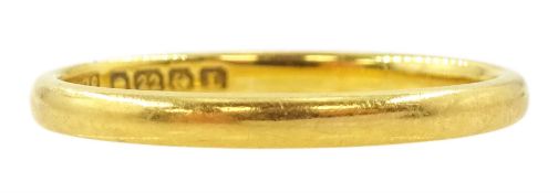 22ct gold band ring