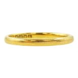 22ct gold band ring