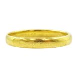 22ct gold wedding band