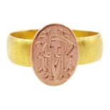 Edwardian 22ct gold ring