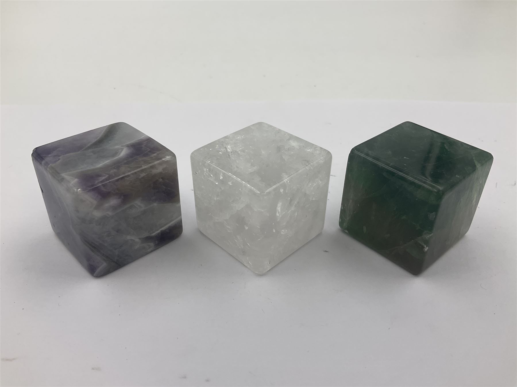 Ten cube mineral specimens - Image 8 of 10