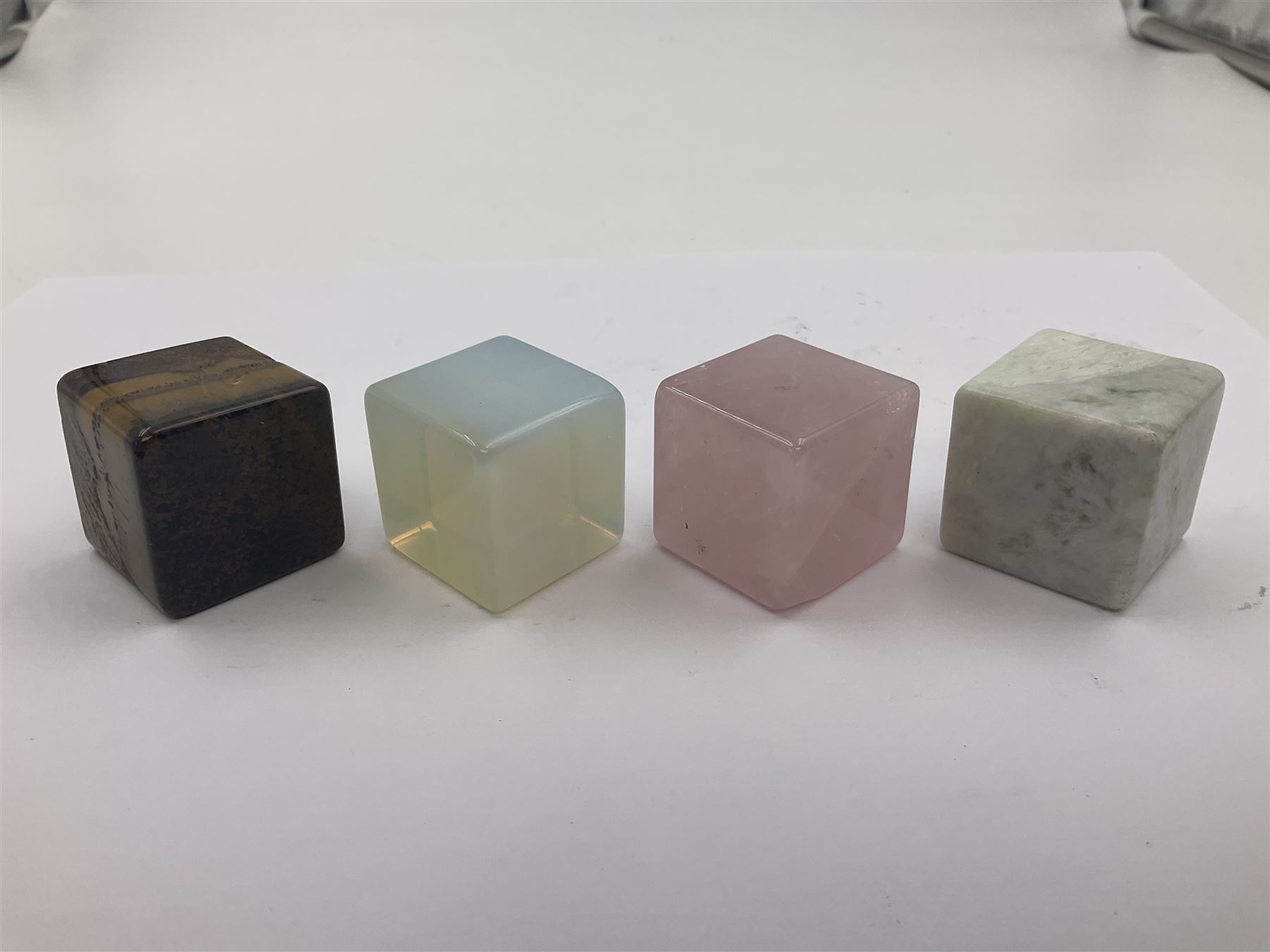 Ten cube mineral specimens - Image 2 of 10