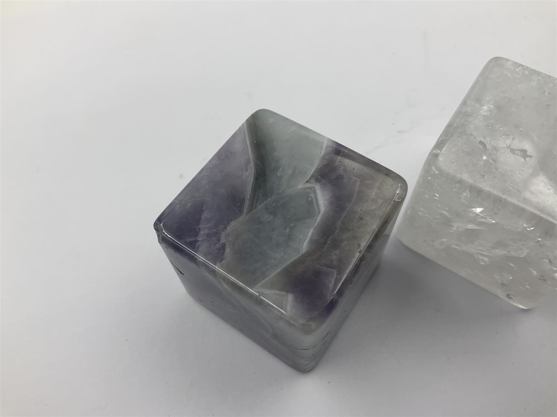 Ten cube mineral specimens - Image 9 of 10