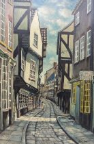 Charles Ward (British Mid-20th century): The Shambles - York