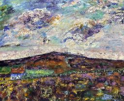 Marie Walker Last (British 1917-2017): 'Clouds over Langbar'