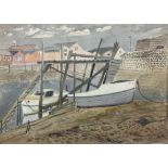 Frederick George Austin (British 1902-1990): Boats Moored