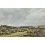 Richard Smith (British 19th century): Panoramic Rural Landscape