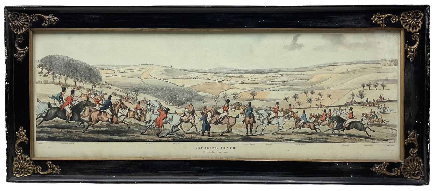 After Henry Thomas Alken (British 1785-1851): 'Breaking Cover' - Image 2 of 5