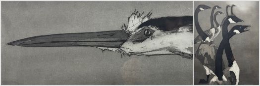 Julian Williams (British 1953-): Riverside Birds