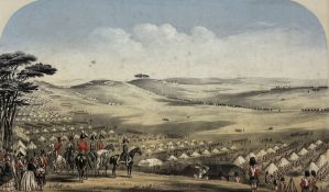After H Martens (British 19th Century): 93rd Highlanders Battle Camp