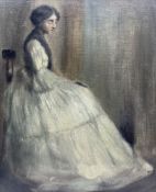 English School (Early 20th century): The Widow in White