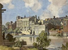 Leonard Russell Squirrel (British 1893-1979): The Guildhall from the River Ouse - York