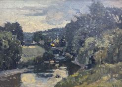 Herbert F Royle (British 1870-1958): River Landscape