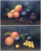 Carl Werner (Continental Early 20th century): Still Life of Fruit