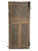 Large 19th century pine door